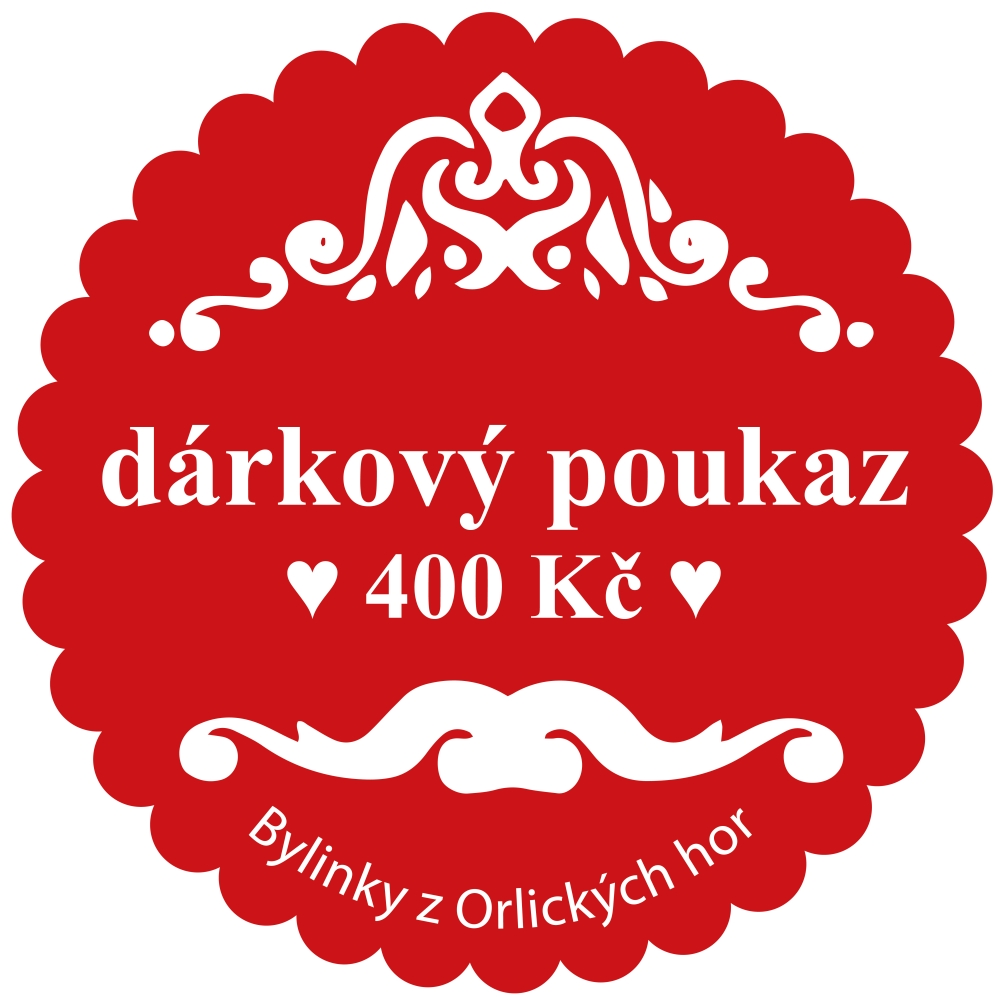Dárkový poukaz  v hodnotě 400 Kč